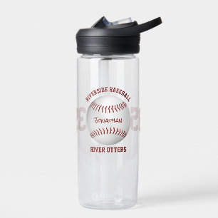 Botella De Agua equipo de béisbol nombre niños adolescentes person