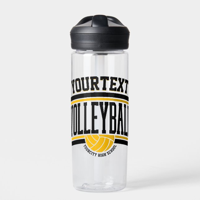 Botella De Agua Equipo de la Escuela de Jugadores de Voleibol de N (Delante)