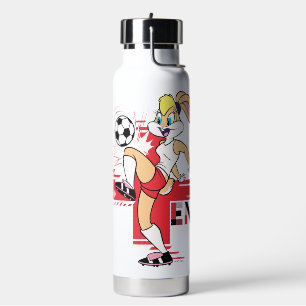 Botella De Agua Equipo de Lola Bunny Inglaterra Gráfico de Fútbol