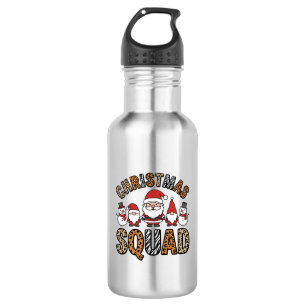 Botella De Agua Equipo de Navidad Santa Muñeco de Nieve Diseño de