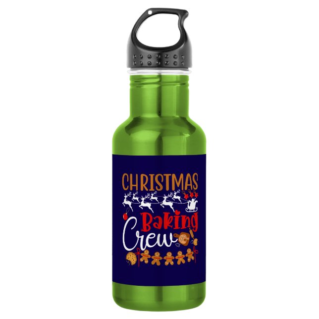 Botella De Agua Equipo de Repostería Navideña-80543 (Anverso)
