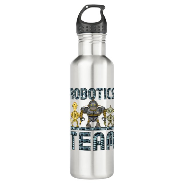 Botella De Agua Equipo de robótica (Anverso)
