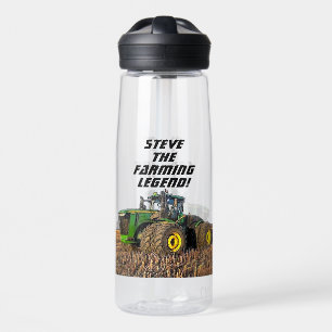 Botella De Agua Equipo de Tractor de Leyenda Agrícola Personalizad