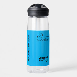 Botella De Agua Equipo de Yoga de Impresión Personalizada Azul Azu