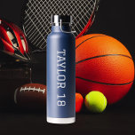 Botella De Agua Equipo deportivo<br><div class="desc">Número y nombre del equipo deportivo</div>
