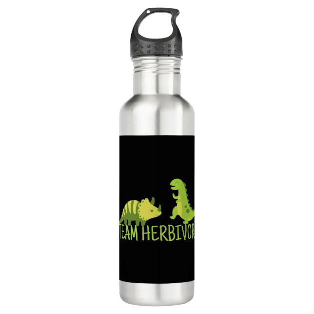 Botella De Agua Equipo Herbivore Vegan (Anverso)