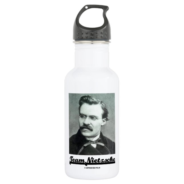 Botella De Agua Equipo Nietzsche (Friedrich Nietzsche) (Anverso)
