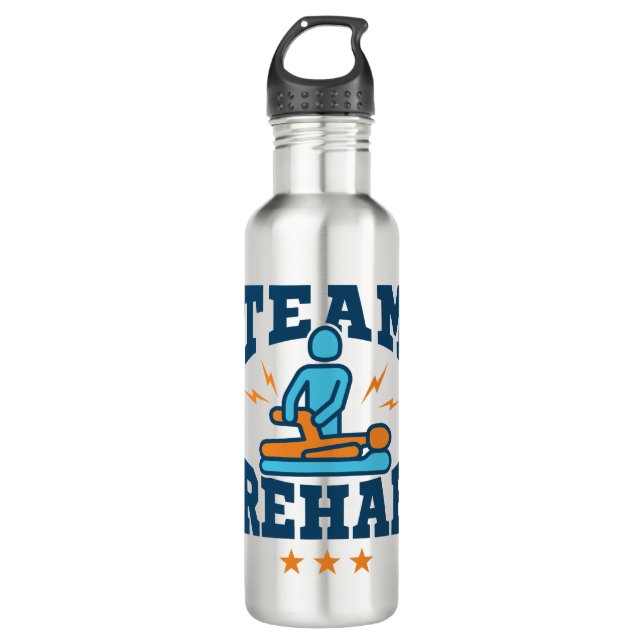 Botella De Agua Equipo Rehab Equipo Terapéutico Físico Terapéutico (Anverso)