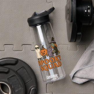 Botella De Agua Equipo Siniestro Gato Fantasma Bruja Gimnasio Lind