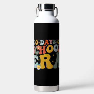 Botella De Agua Era de 100 días de escuela Groovy Teacher Kids