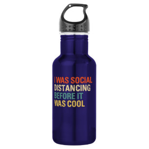 Botella De Agua Era Distancia Social Antes Que Guay