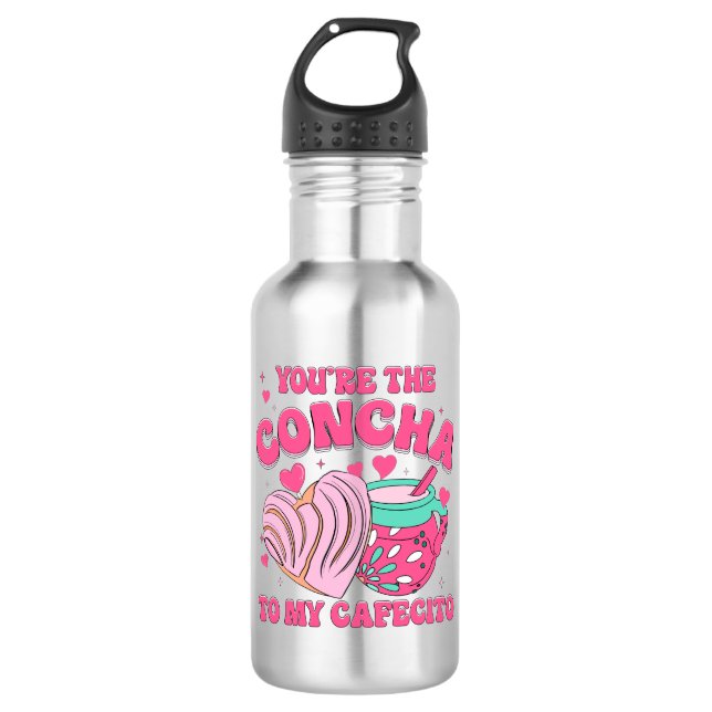 Botella De Agua eres la concha para mi cafecito (Anverso)