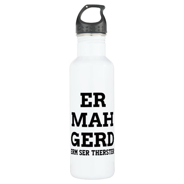 Botella De Agua Ermahgerd (Anverso)