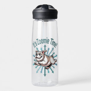 Botella De Agua Es el Bulldog del tiempo de Zoomie