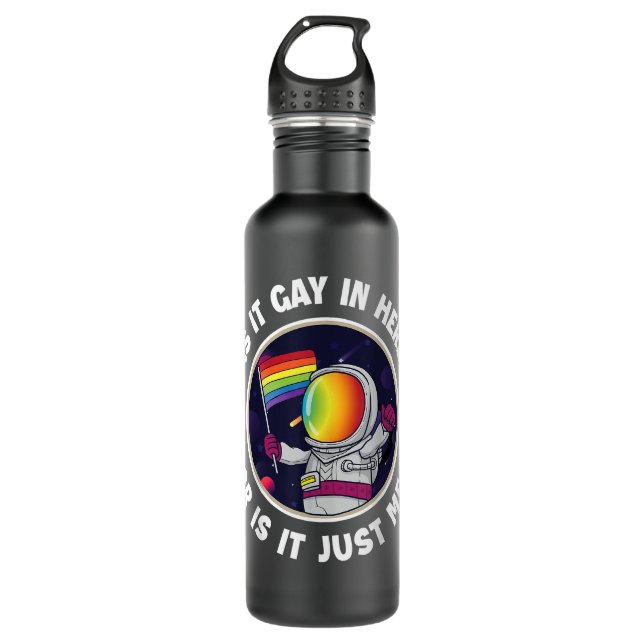 Botella De Agua Es Gay Aquí O Sólo Yo (Anverso)