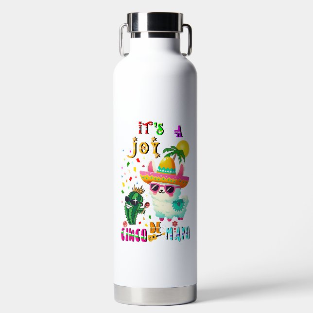 Botella De Agua Es una alegría Cinco De Mayo (Delantero)