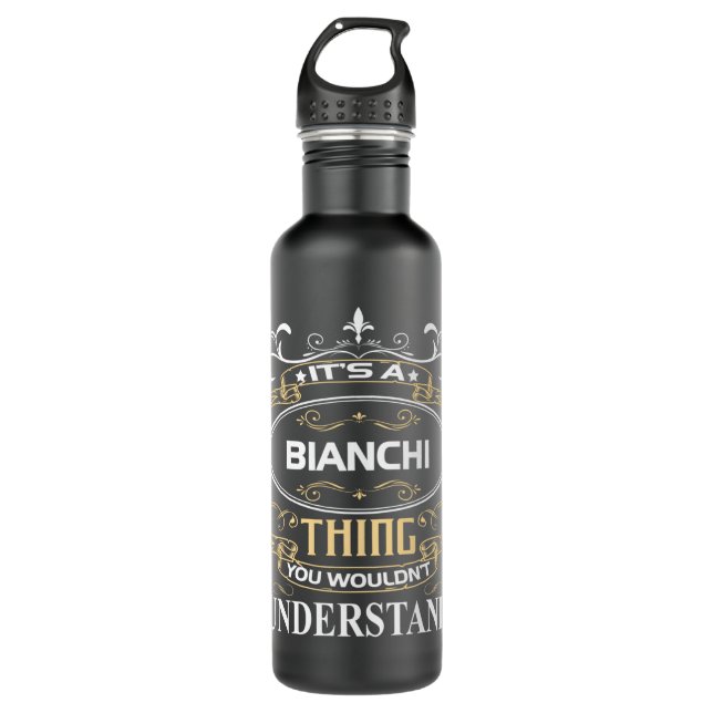 Botella De Agua Es una cosa de Bianchi que no entenderías (Anverso)