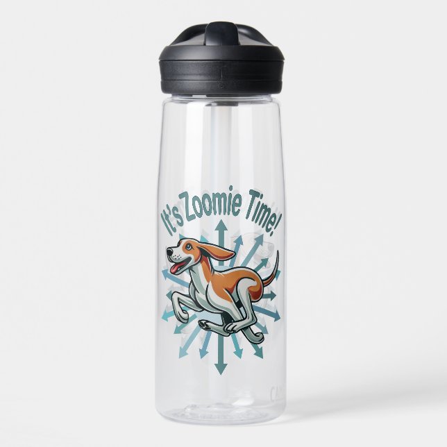 Botella De Agua Es Zoomie Time American Fox Hound (Delante)