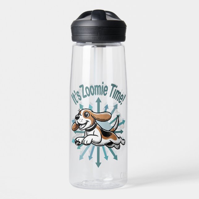 Botella De Agua Es Zoomie Time Beagle (Delante)