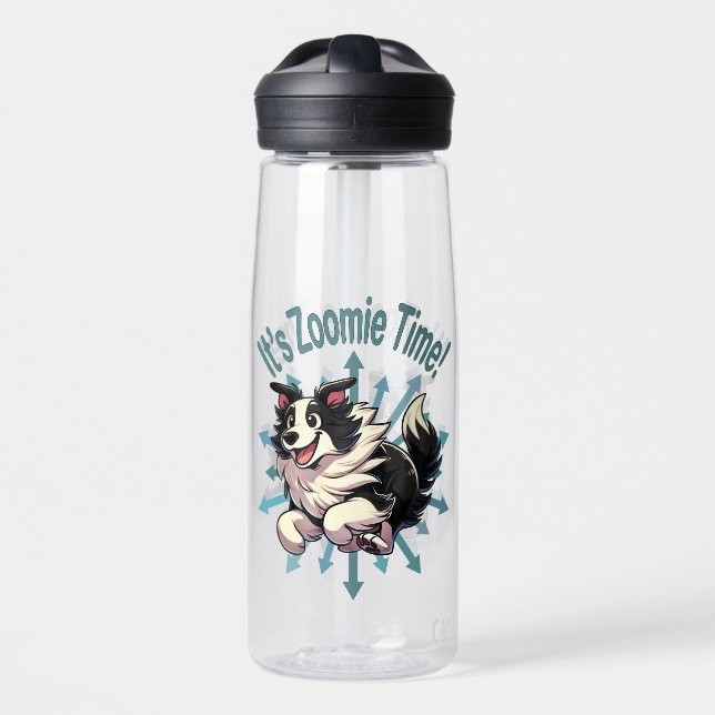 Botella De Agua Es Zoomie Time Border (Delante)