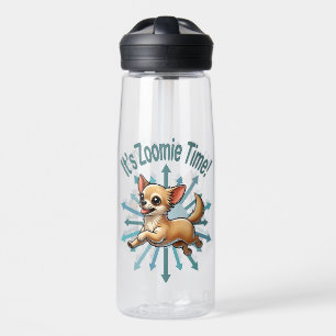 Botella De Agua Es Zoomie Time Chihuahua