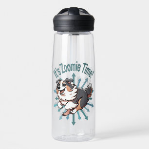 Botella De Agua Es Zoomie Time el Pastor Australiano