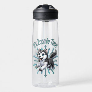 Botella De Agua Es Zoomie Time Husky