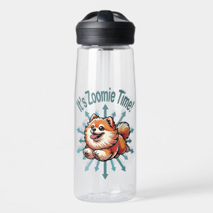Botella De Agua Es Zoomie Time Pomeranian