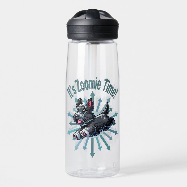 Botella De Agua Es Zoomie Time Scottish Terrier (Delante)