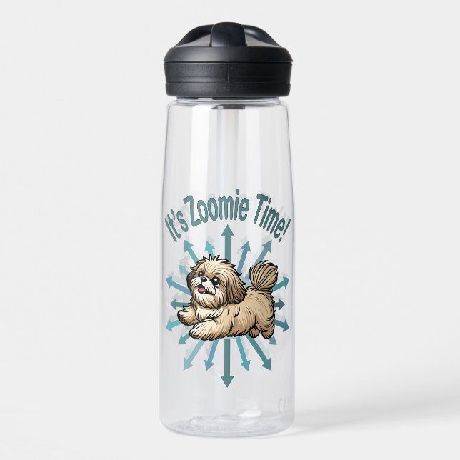 Botella De Agua Es Zoomie Time Shih Tzu (Delante)