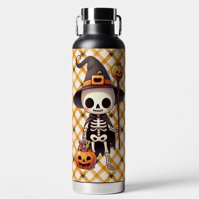 Botella De Agua Esbozo de Halloween delicioso (Delantero)