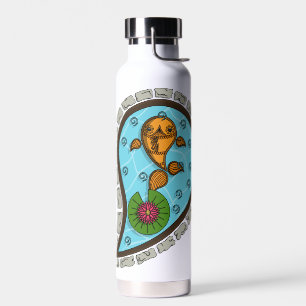 Botella De Agua Escala el pez dorado