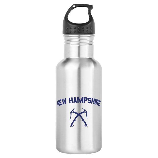 Botella De Agua Escalada de hielo de Nuevo Hampshire (Anverso)