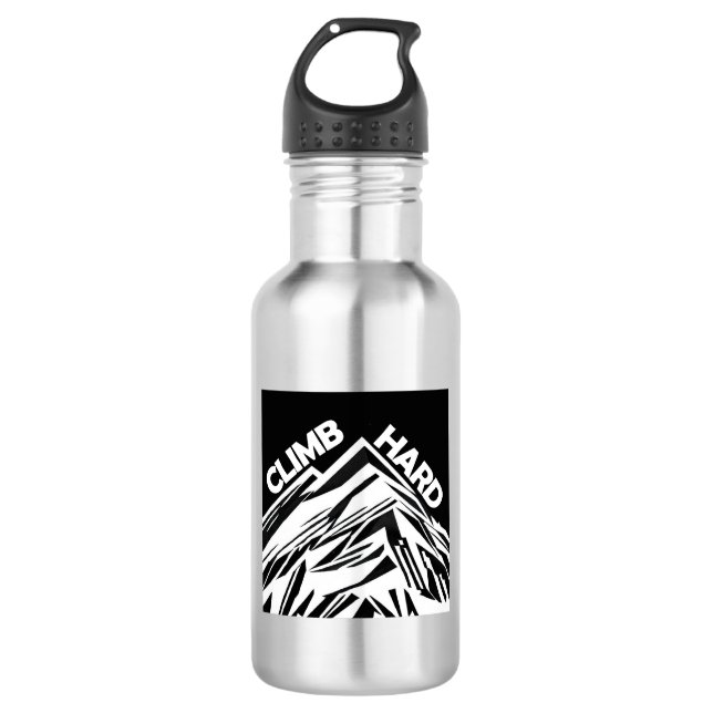 Botella De Agua Escalar el montañismo duro (Anverso)