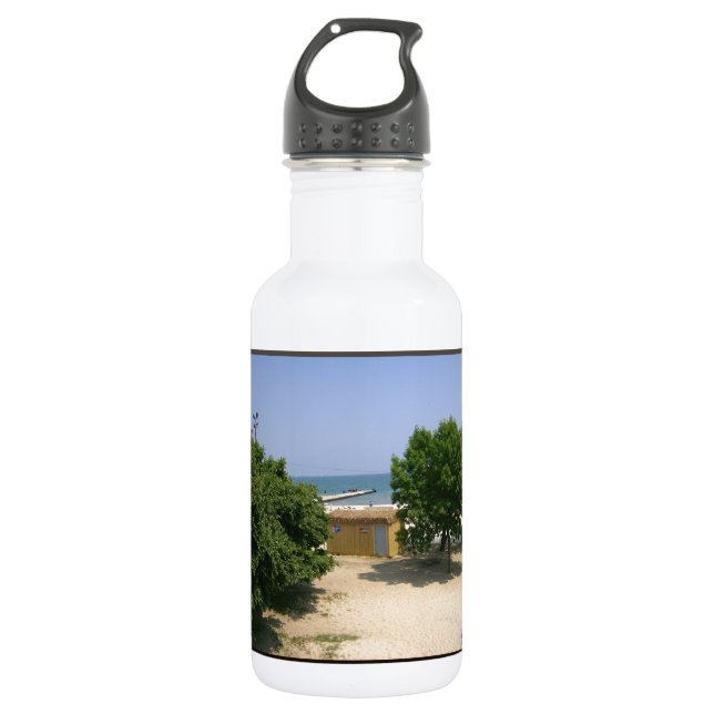 Botella De Agua Escape en la orilla del lago! (Anverso)