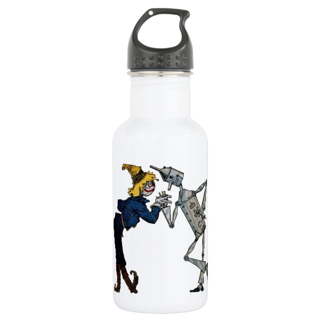 Botella De Agua Escarecrow y Tin Man (Anverso)