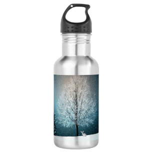 Botella De Agua Escena de invierno
