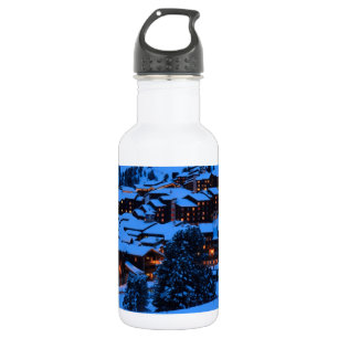 Botella De Agua Escena de invierno