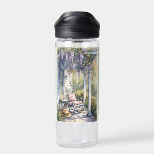 Botella De Agua Escena de la silla Roca de Puch Wisteria