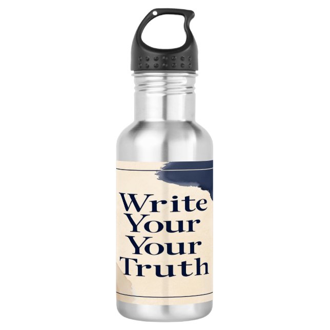 Botella De Agua Escribe Tu Verdad 2 (Anverso)