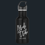 Botella De Agua Escritura del blanco de la tribu de la novia<br><div class="desc"></div>