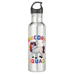 Botella De Agua Escuadrón de Unicornio
