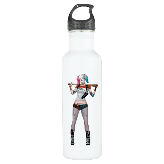Botella De Agua Escuadrón suicida | Harley Quinn (Anverso)