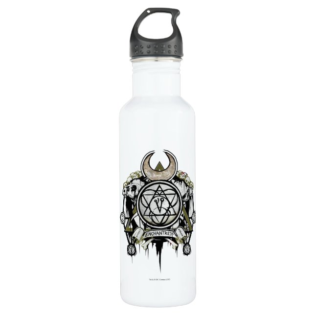 Botella De Agua Escuadrón suicida | Símbolos de encantos Tattoo Ar (Anverso)