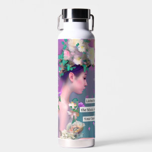 Botella De Agua Escucha la música de tu alma   INSPIRADOR