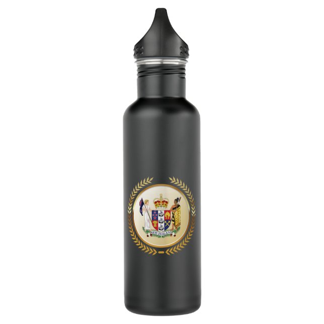 Botella De Agua Escudo de armas de Nueva Zelandia (Izquierda)