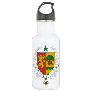 Botella De Agua Escudo de armas de Senegal