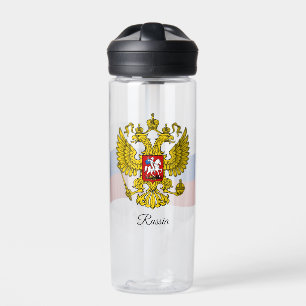 Botella De Agua Escudo de armas ruso, bandera, Rusia