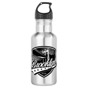 Botella De Agua Escudo de Brooklyn con diseño Swoosh