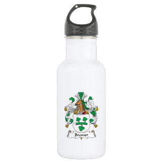 Botella De Agua Escudo de la familia de Bremer